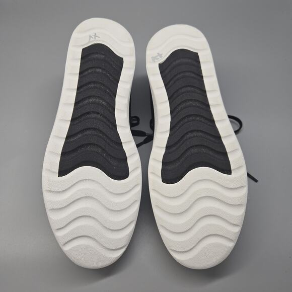 ALLBIRDS Canvas Pacers Shoes Natural Black Sneakers Women Size 10 Barely Worn - Picture 10 of 11